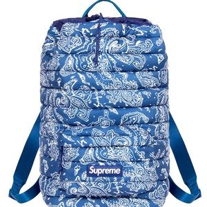 NWT Supreme paisley print backpack
